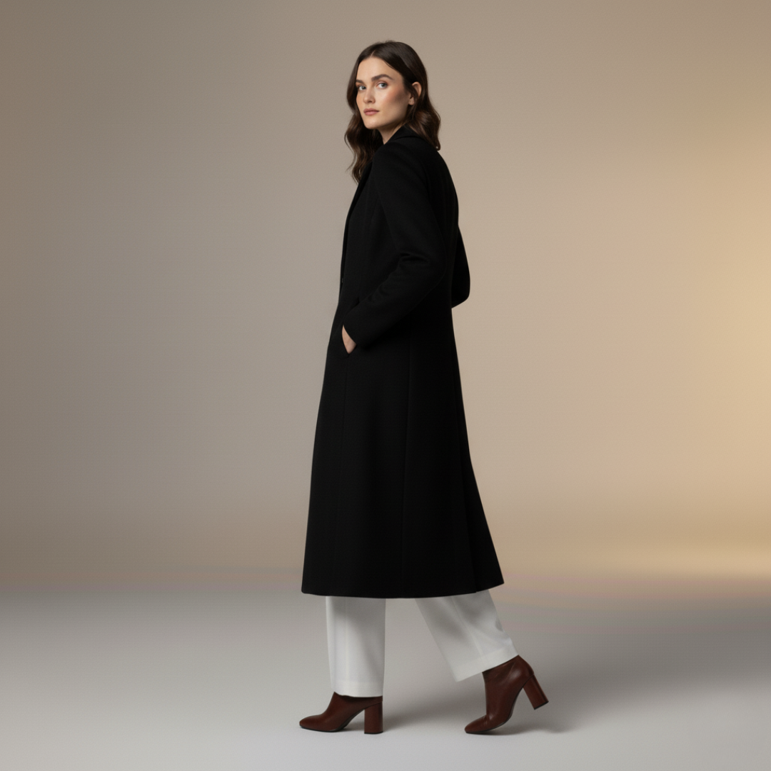 Cappotto Donna Lungo Elegante Invernale Lana