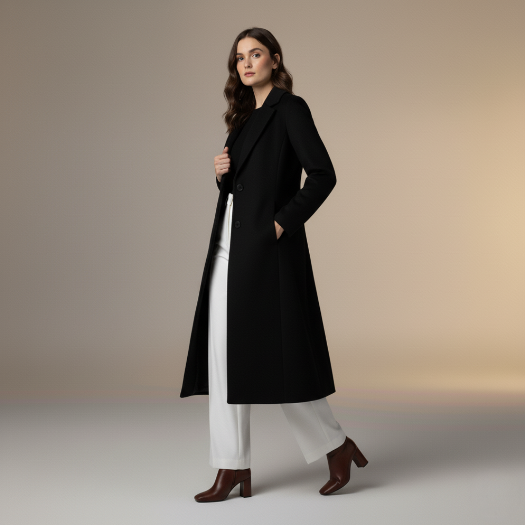 Cappotto Donna Lungo Elegante Invernale Lana